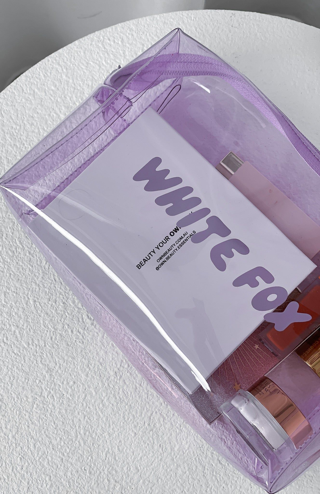 Keep It Together Cosmetic Case Lilac sold by White Fox Boutique product image thumbnail 2