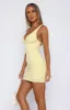 Got Her Own Mini Dress Lemon sold by White Fox Boutique