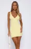 Got Her Own Mini Dress Lemon sold by White Fox Boutique