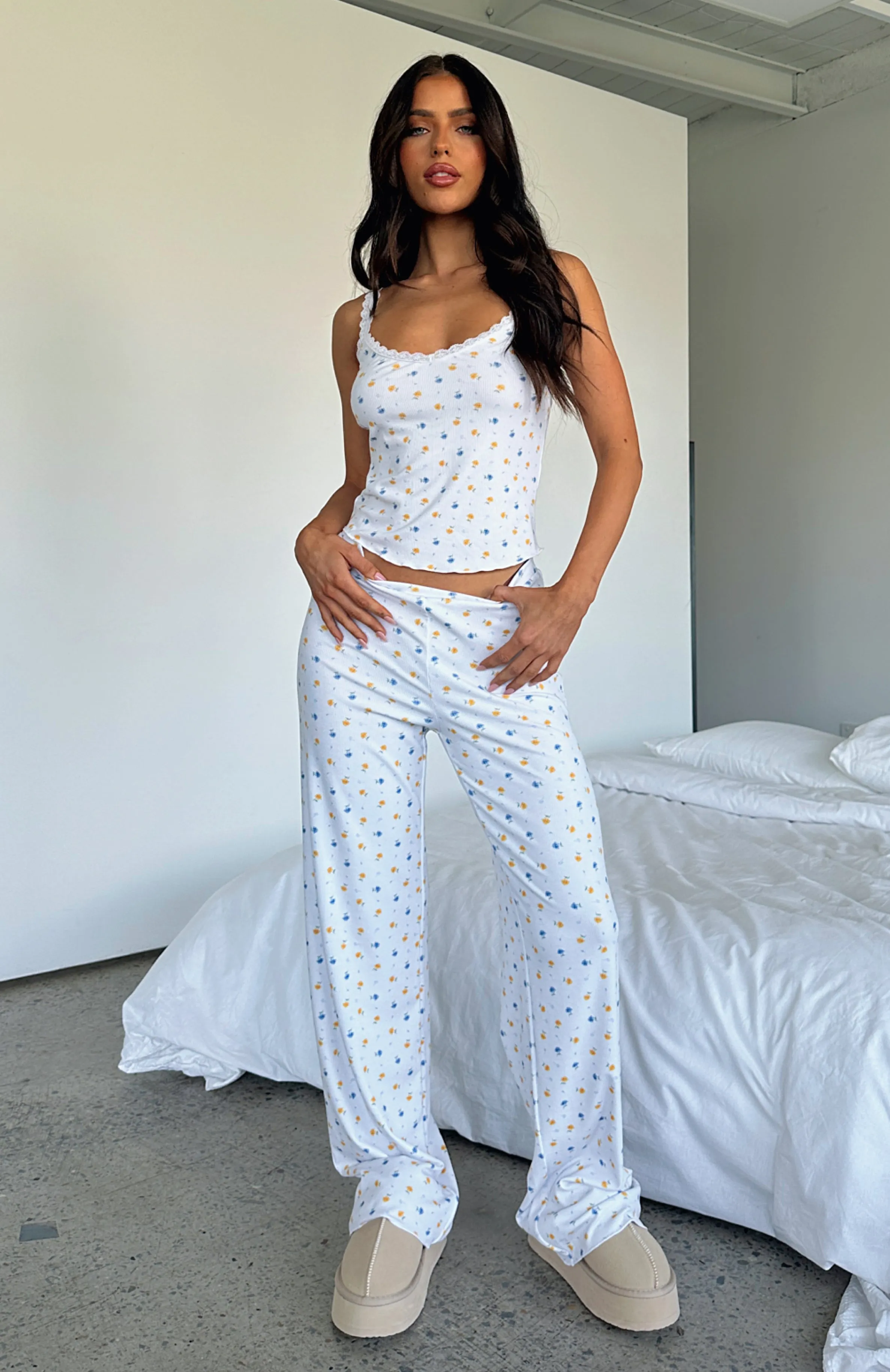 Blissful Dreams Pyjamas Set Buttercup Floral sold by White Fox Boutique product image thumbnail 5