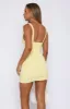 Got Her Own Mini Dress Lemon sold by White Fox Boutique