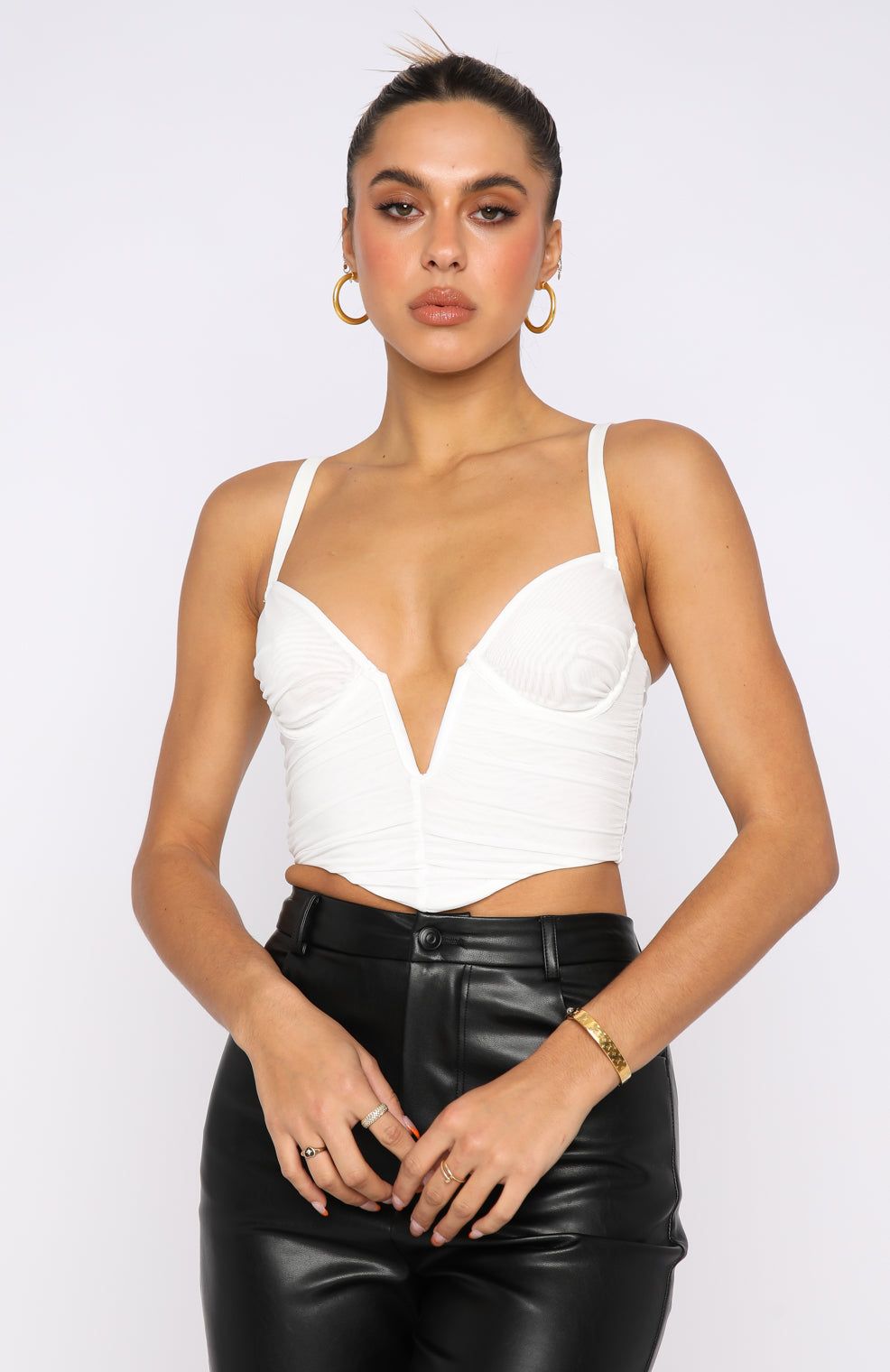 Forget It Bustier White sold by White Fox Boutique product image thumbnail 2