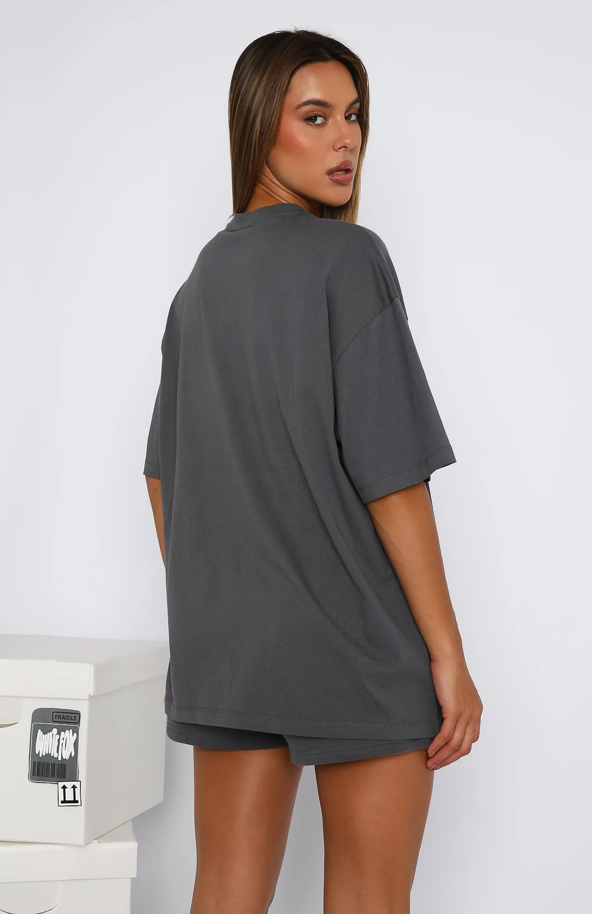 Archive 6.0 Oversized Tee Ash sold by White Fox Boutique product image thumbnail 4