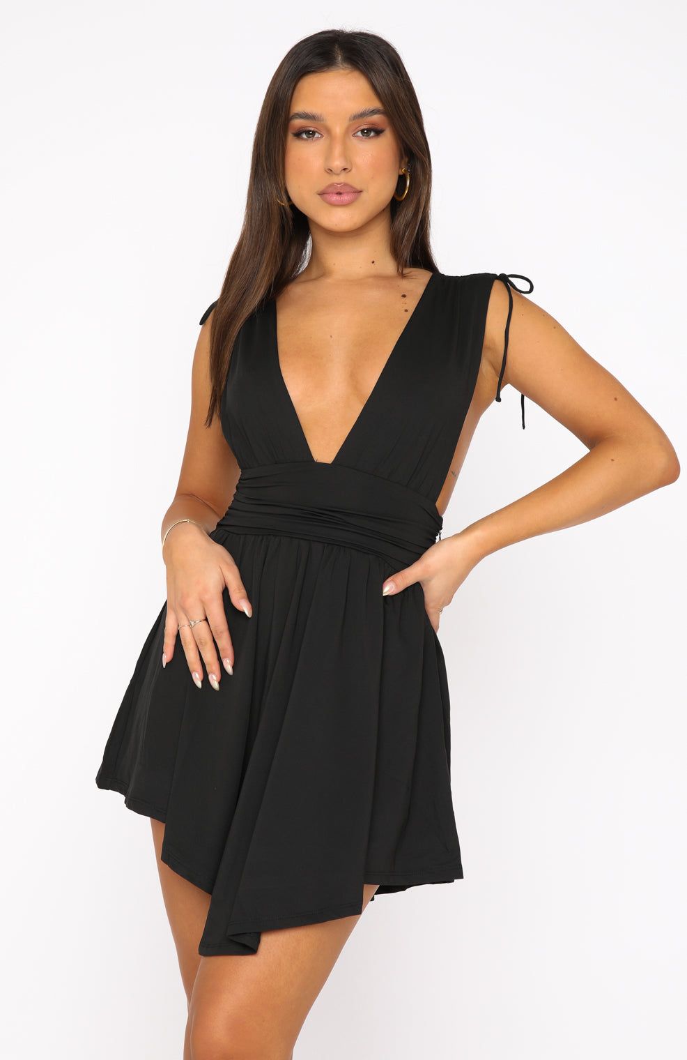 My Pleasure Mini Dress Black sold by White Fox Boutique product image thumbnail 3