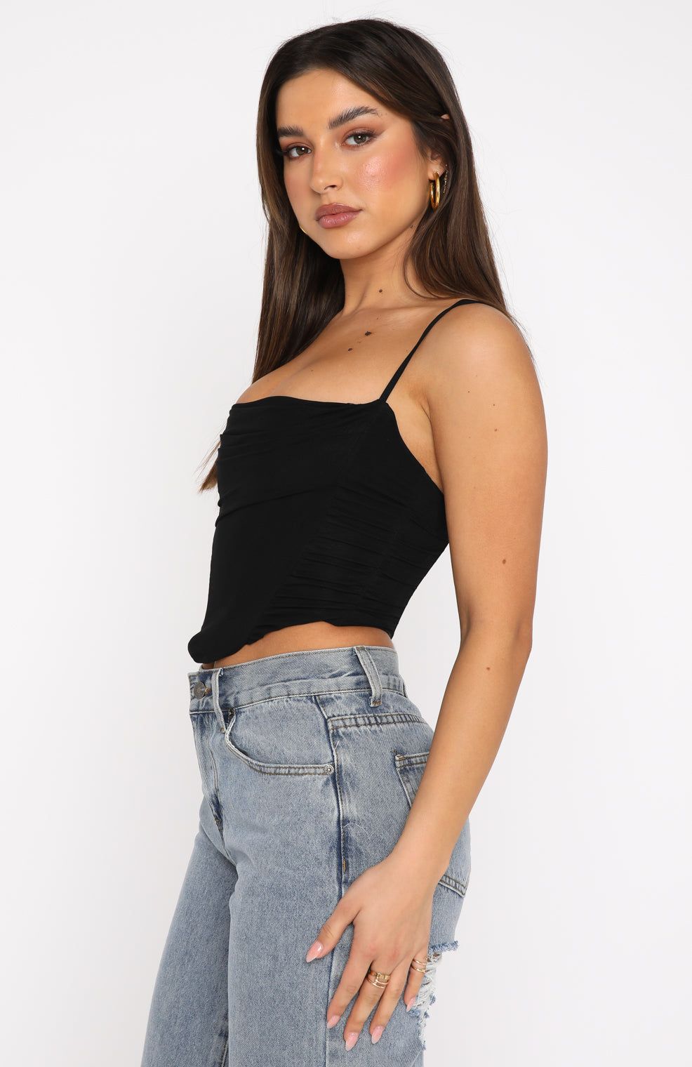 Out Of Focus Bustier Black sold by White Fox Boutique product image thumbnail 3