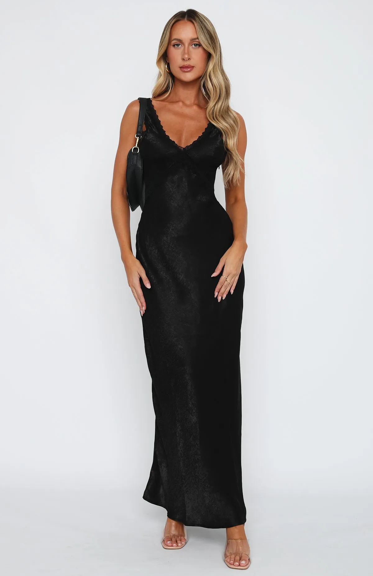 Event Ready Maxi Dress Black sold by White Fox Boutique product image thumbnail 2