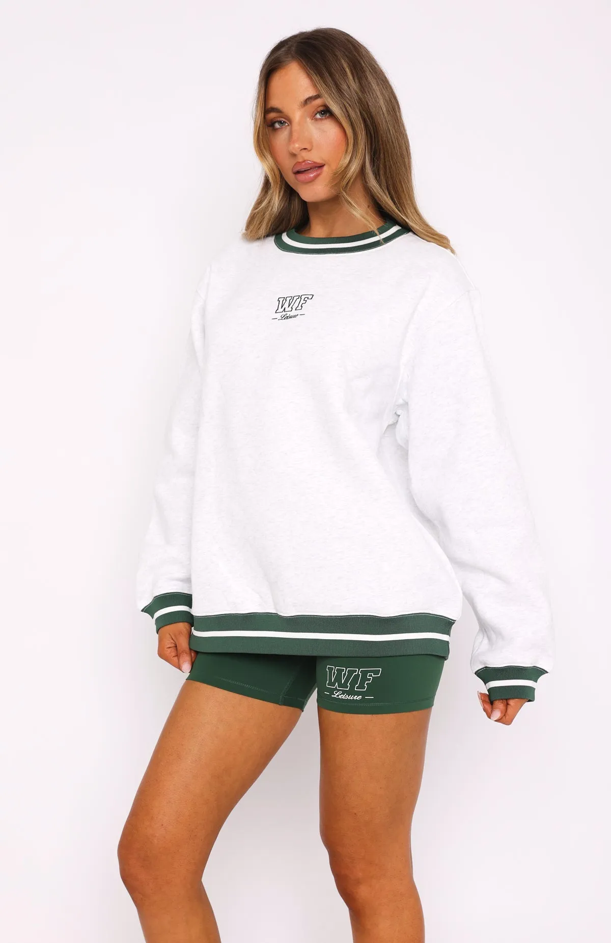 Hold Me Back Oversized Sweater Grey Marle sold by White Fox Boutique product image thumbnail 3