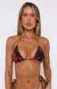 Golden Hour Bikini Top Sangria Floral sold by White Fox Boutique