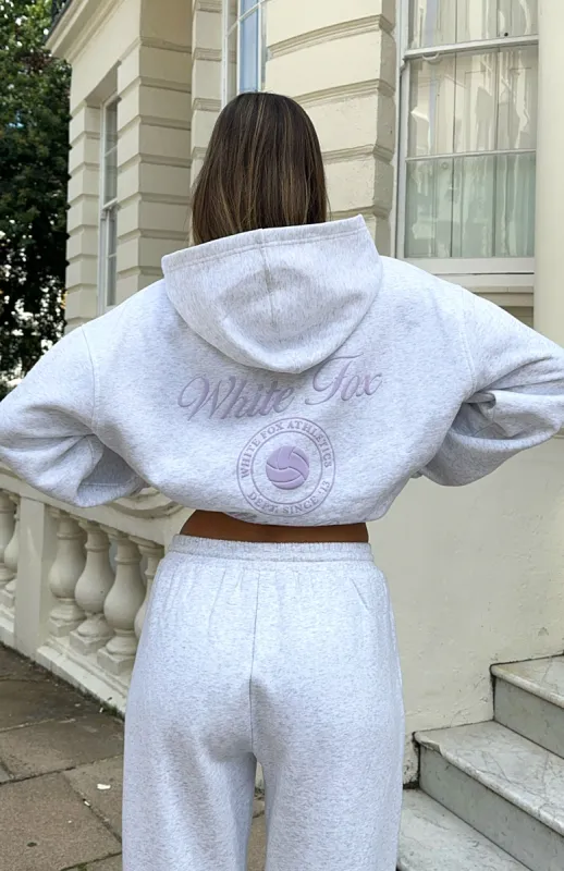 Athletics Department Oversized Hoodie Grey Marle sold by White Fox Boutique