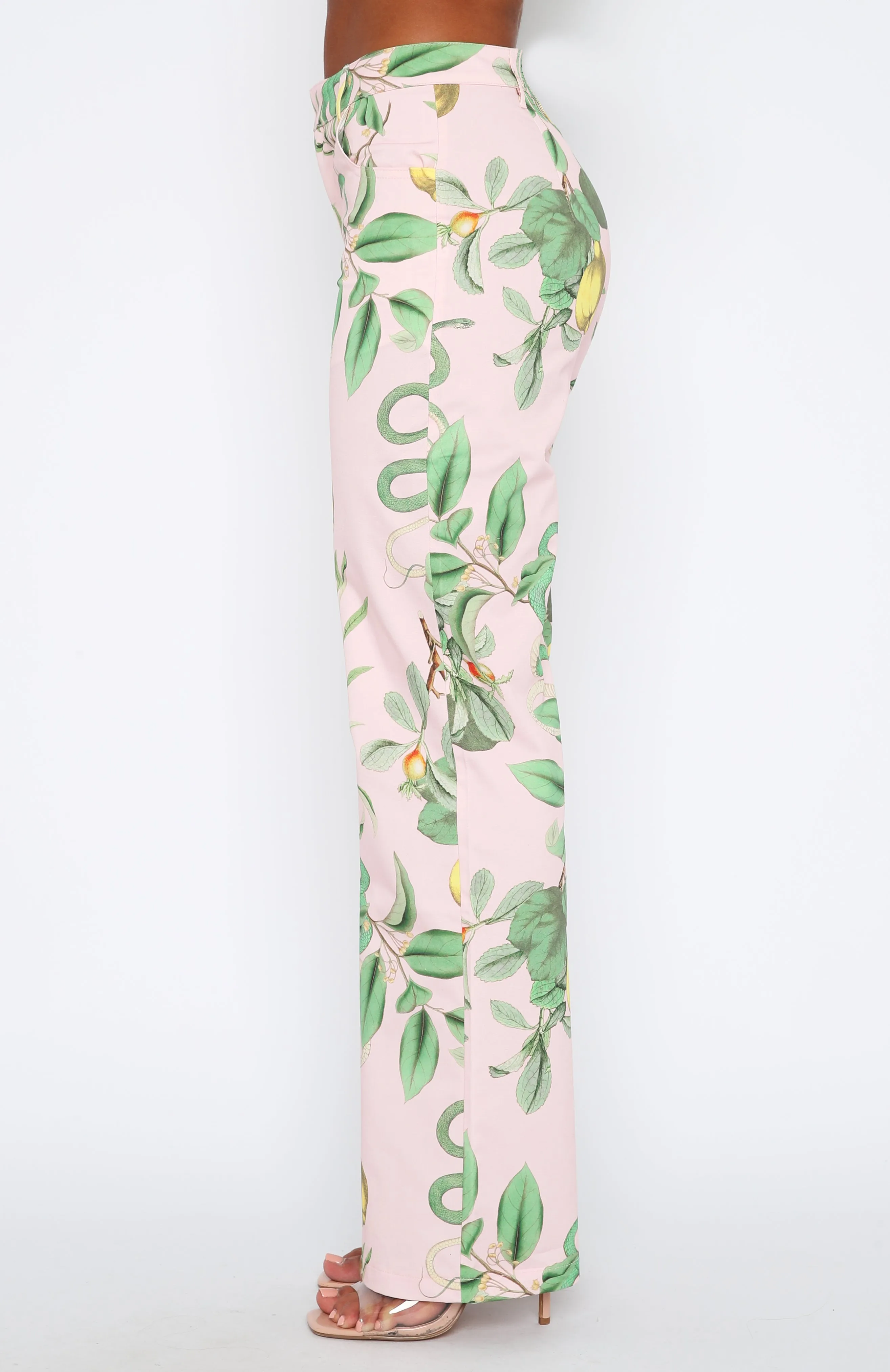 Here To Stay Pants Pink Serpent sold by White Fox Boutique product image thumbnail 3