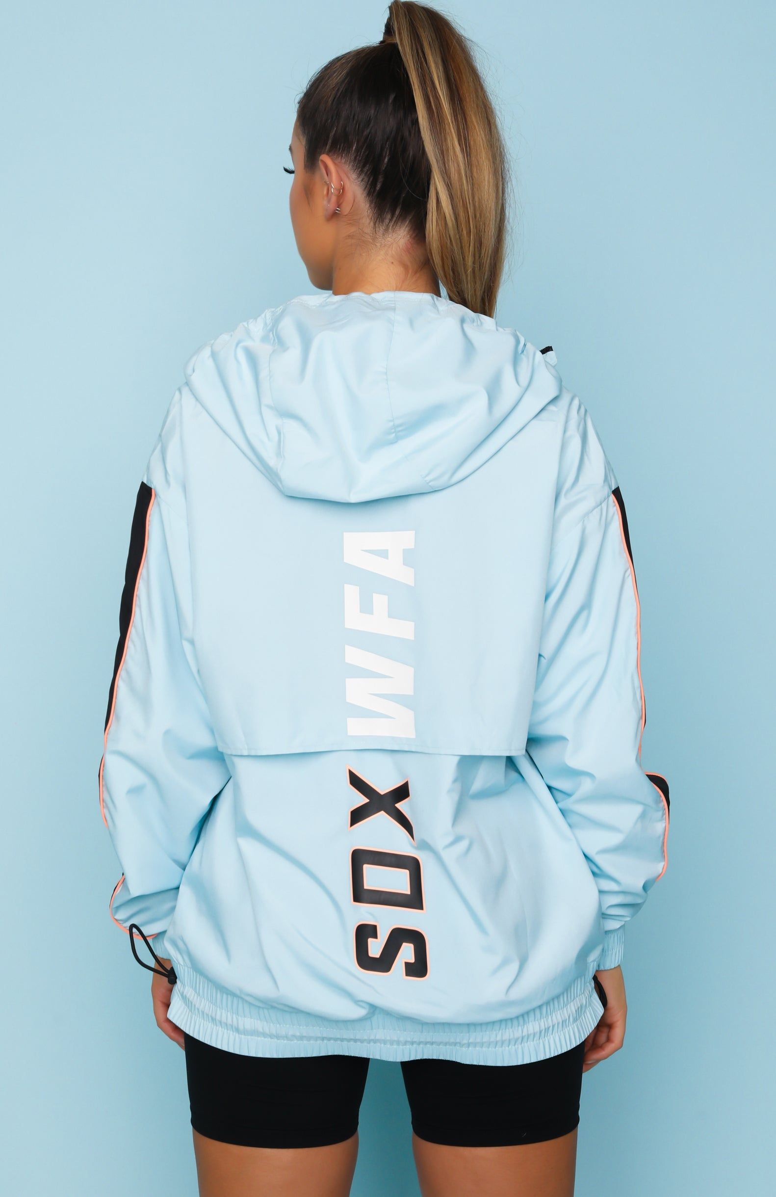Skyler Windbreaker Sky Blue sold by White Fox Boutique product image thumbnail 2