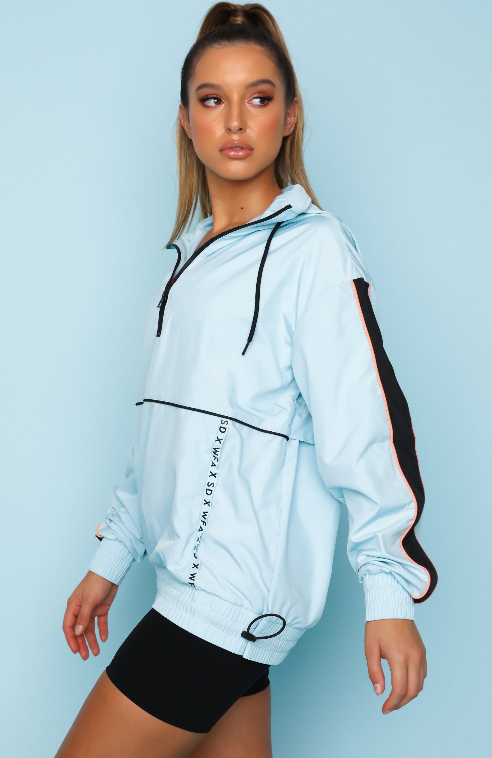 Skyler Windbreaker Sky Blue sold by White Fox Boutique product image thumbnail 3