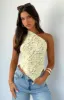 It's A Love Story Lace Top Lemon sold by White Fox Boutique