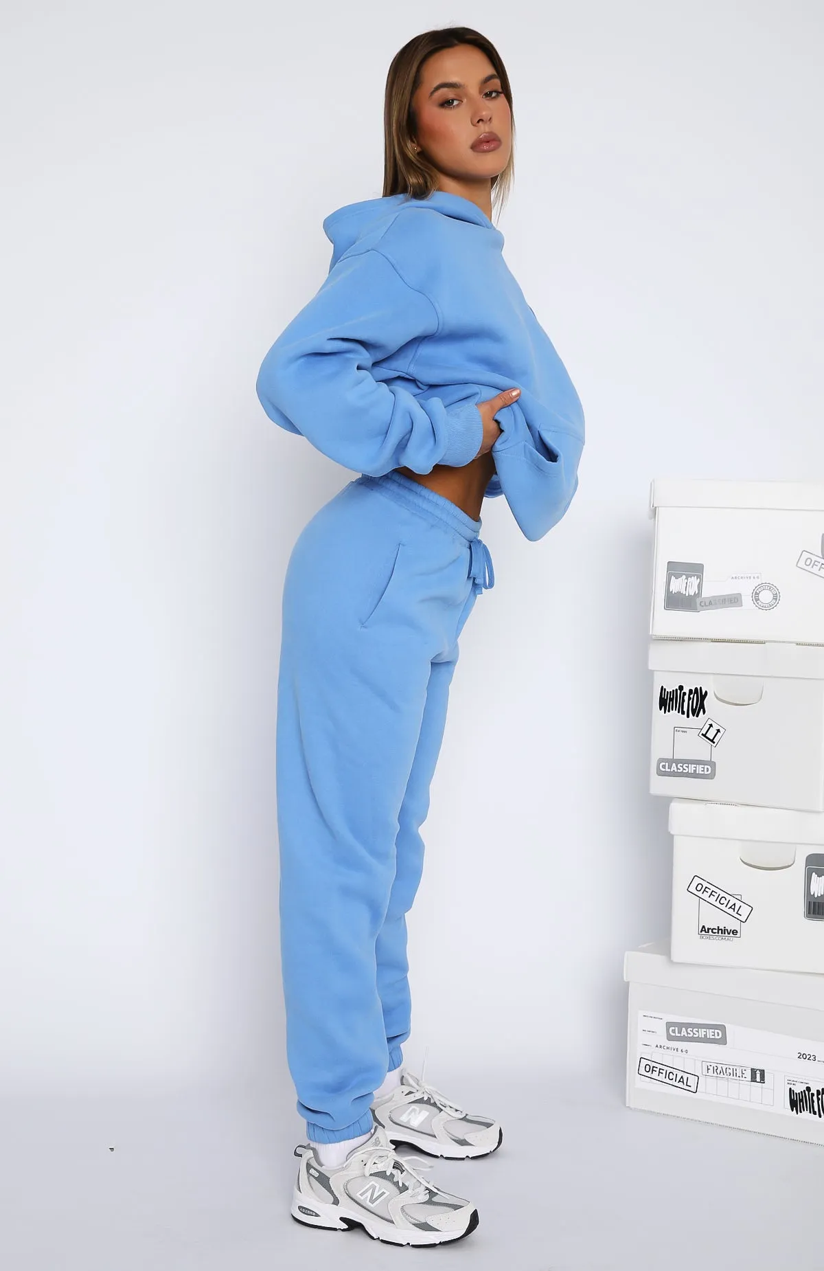 Archive 6.0 Sweatpants Blueberry sold by White Fox Boutique product image thumbnail 3