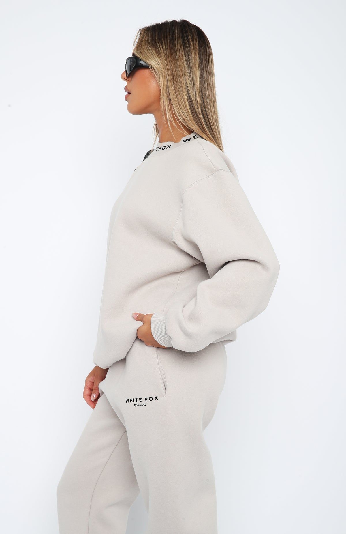 Put It On Repeat Oversized Sweater Lunar sold by White Fox Boutique product image thumbnail 3