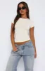 Too Blessed Tee Butter sold by White Fox Boutique