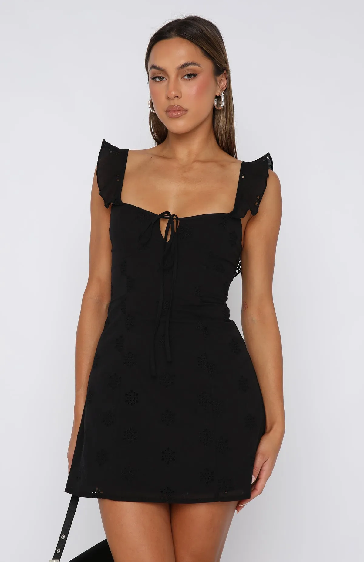 Summer Crush Mini Dress Black sold by White Fox Boutique product image thumbnail 2