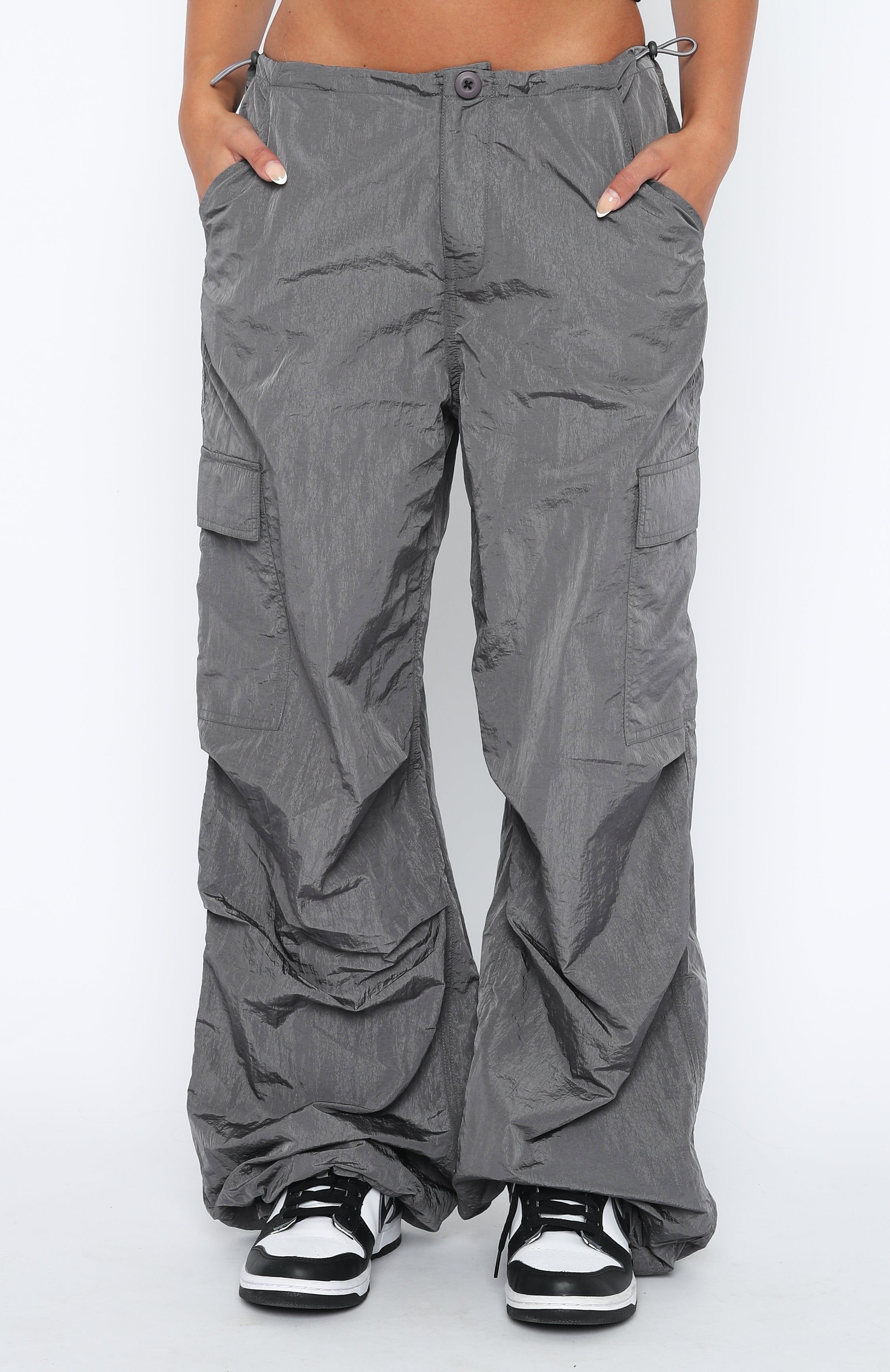 Be The Moment Pants Charcoal sold by White Fox Boutique product image thumbnail 2