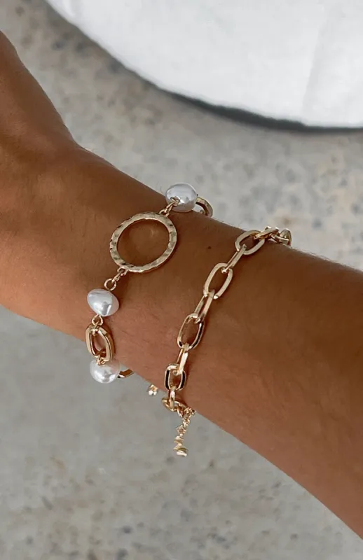 Gina Bracelet Set Gold sold by White Fox Boutique