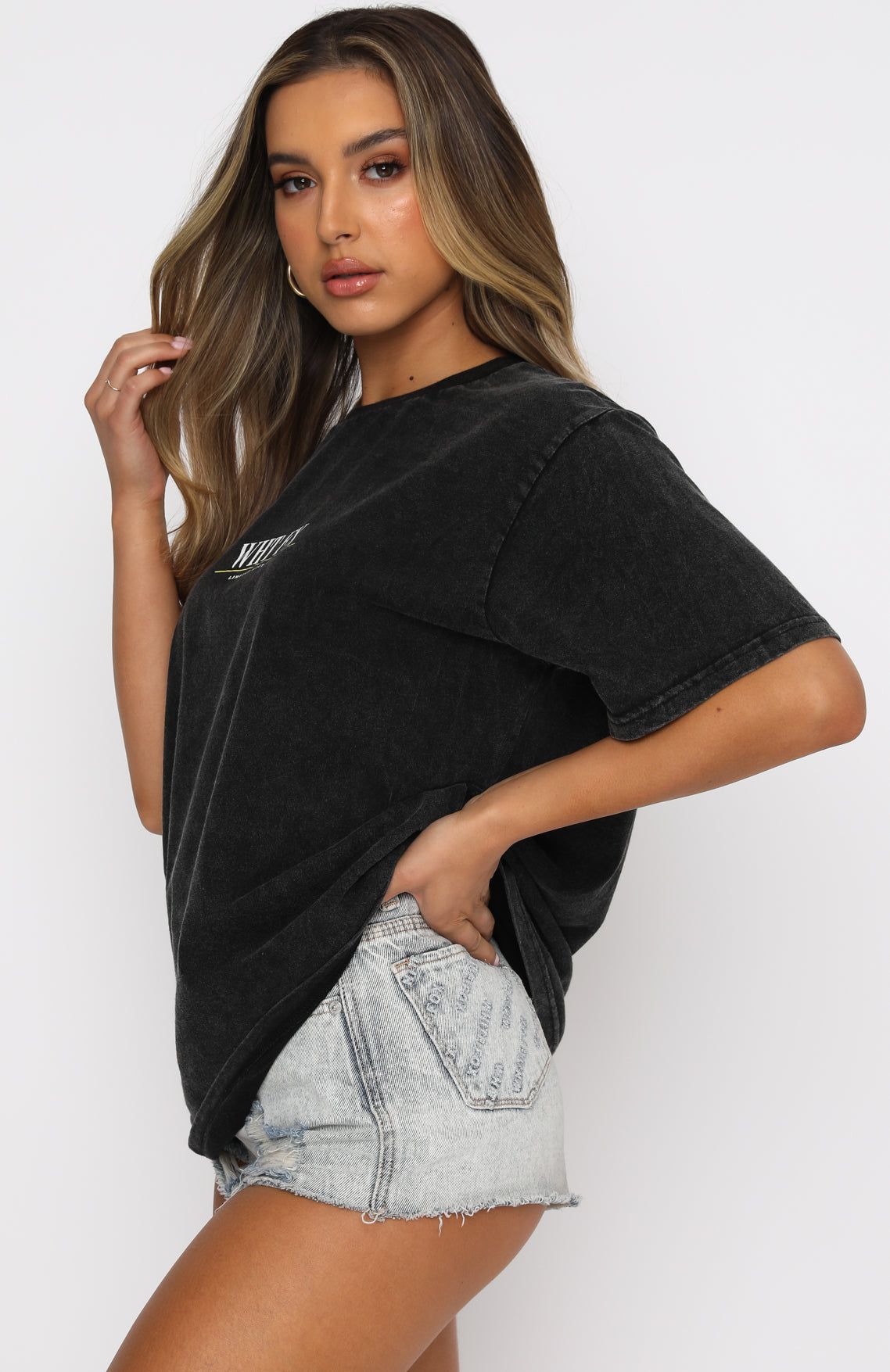 All Tied Up Tee Black Acid sold by White Fox Boutique product image thumbnail 3