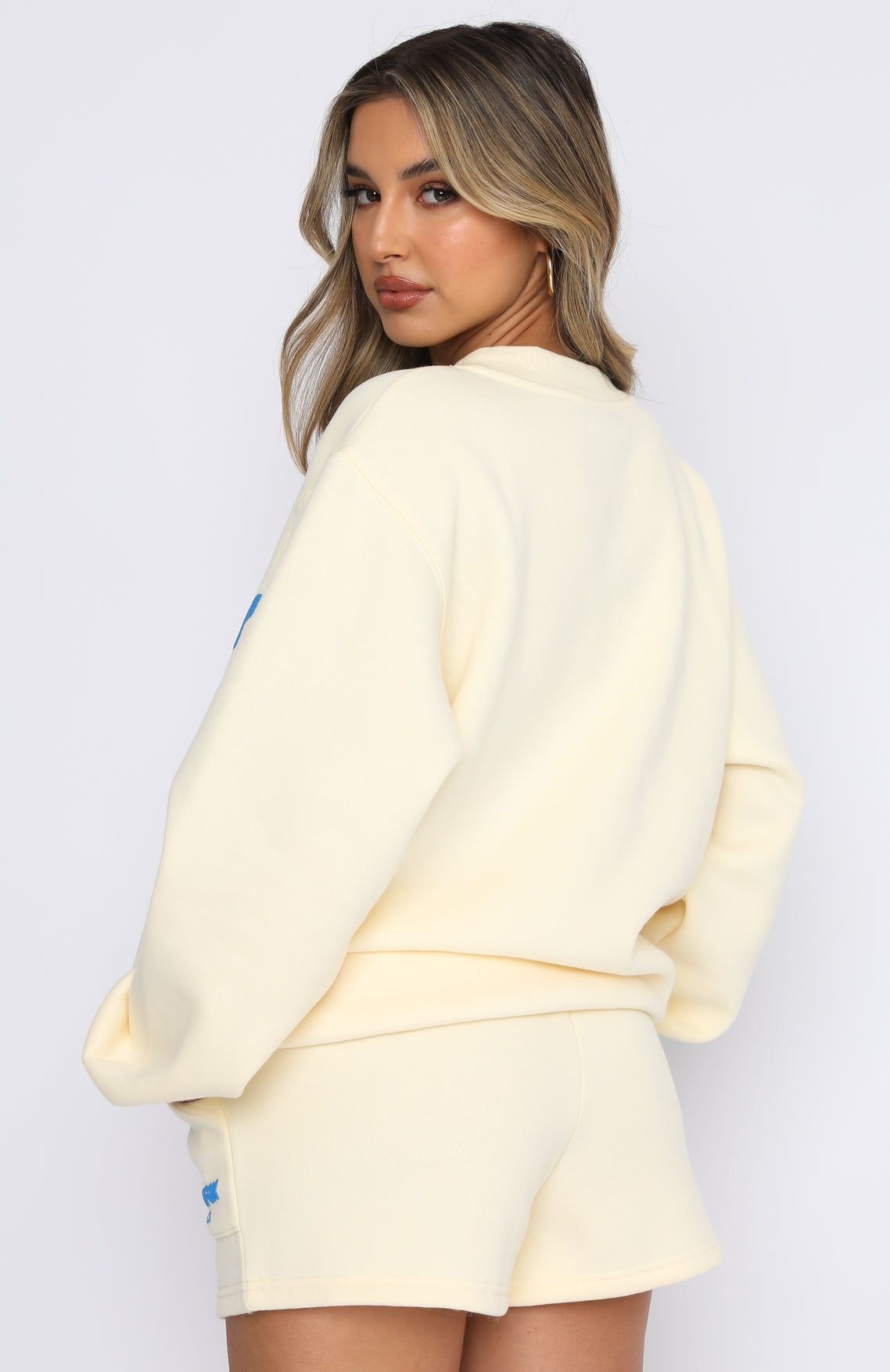 Offstage Sweater Buttercream sold by White Fox Boutique product image thumbnail 4