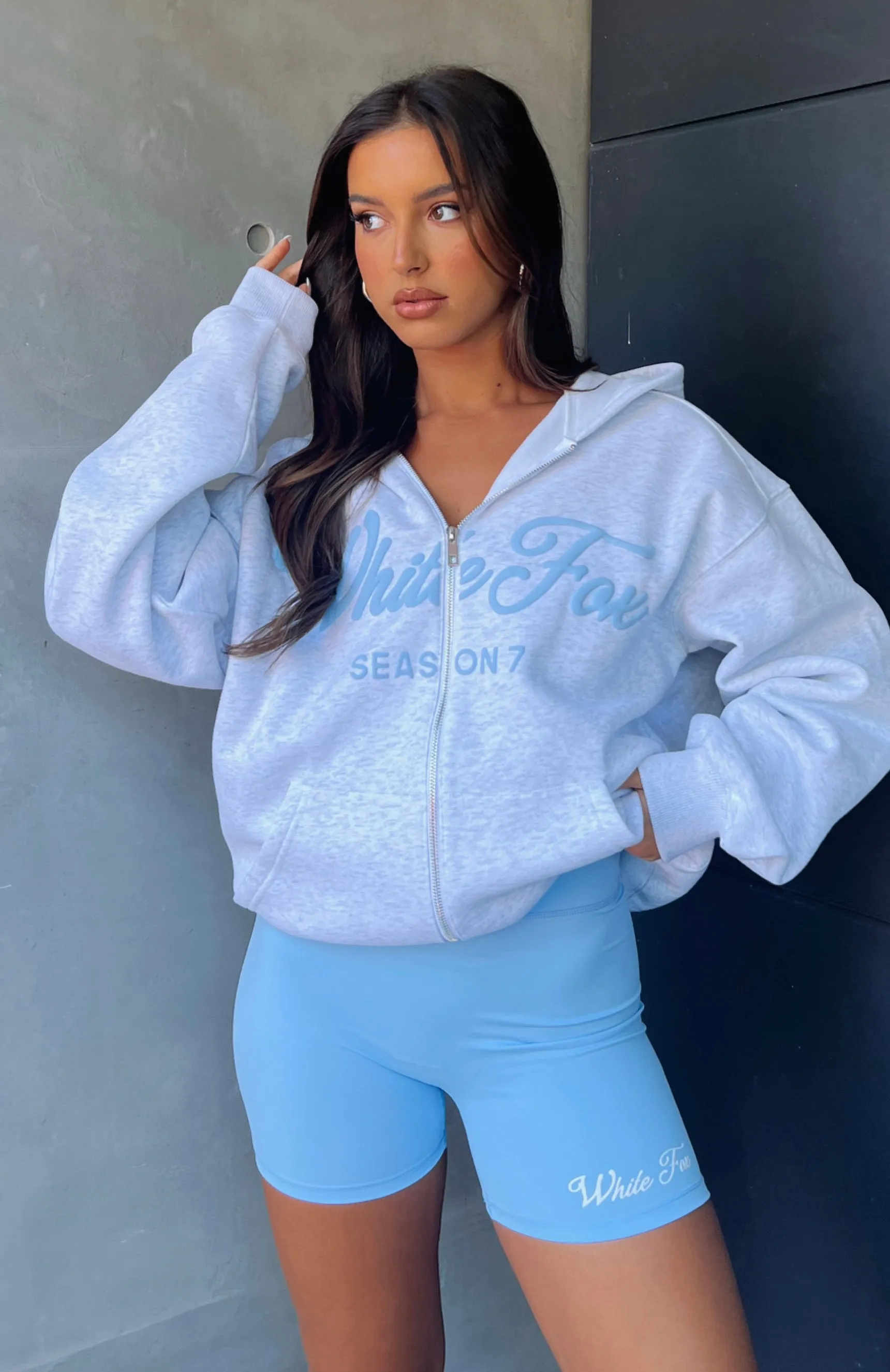 Season 7 Zip Front Hoodie Dawn sold by White Fox Boutique