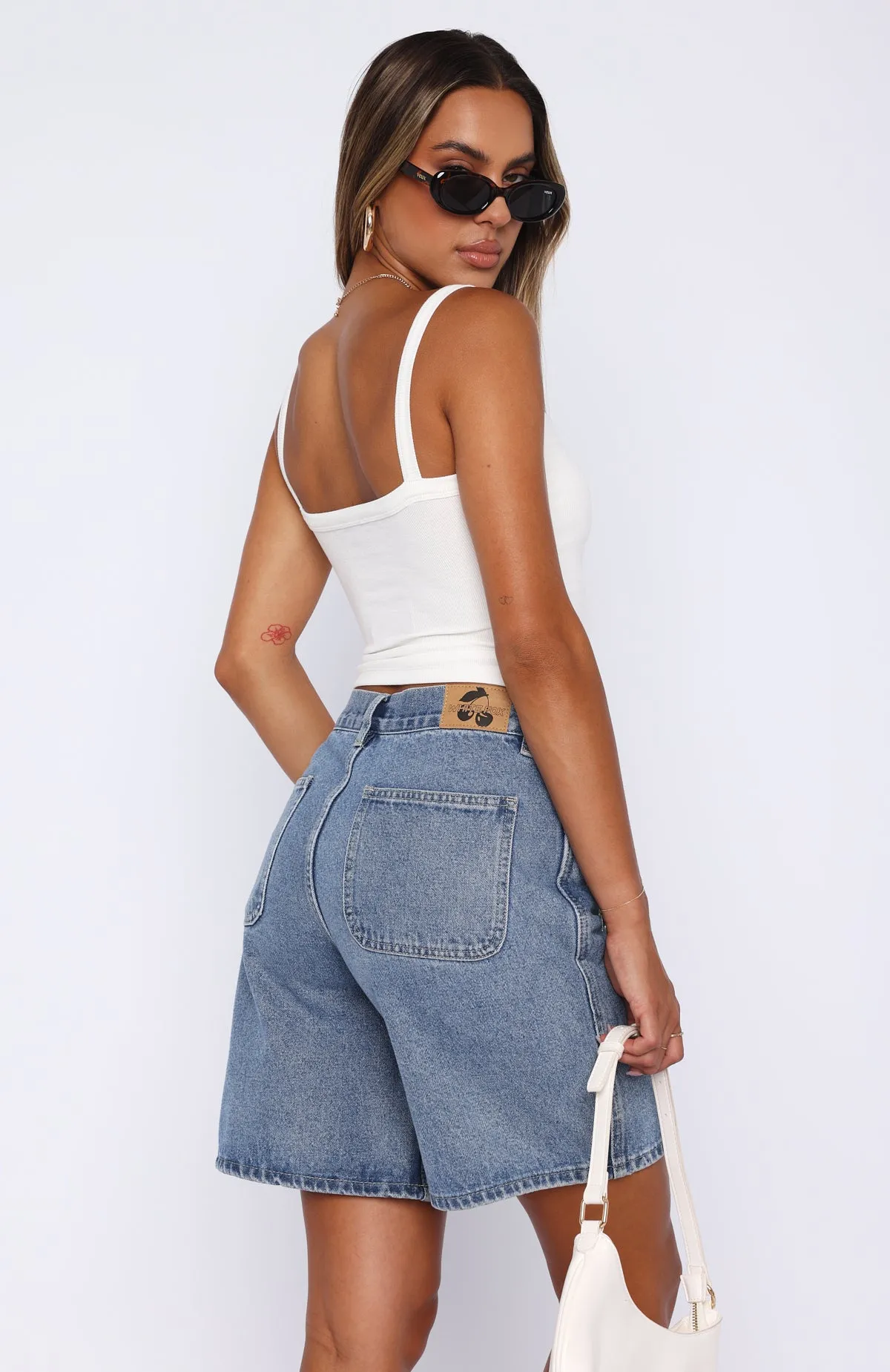 My Turn Tank White sold by White Fox Boutique product image thumbnail 4