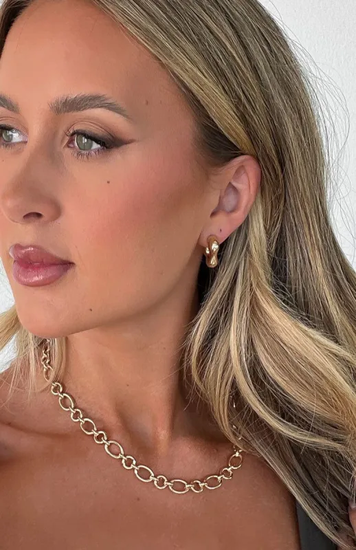 Sade Earrings Gold sold by White Fox Boutique