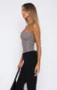 All The Small Things Bustier Mocha Check sold by White Fox Boutique
