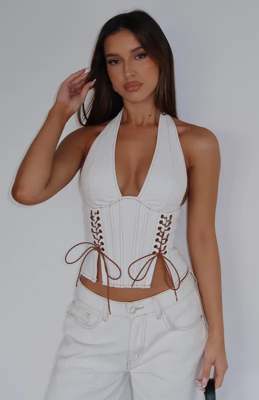 Through The Crowd Bustier Off White | Parallel