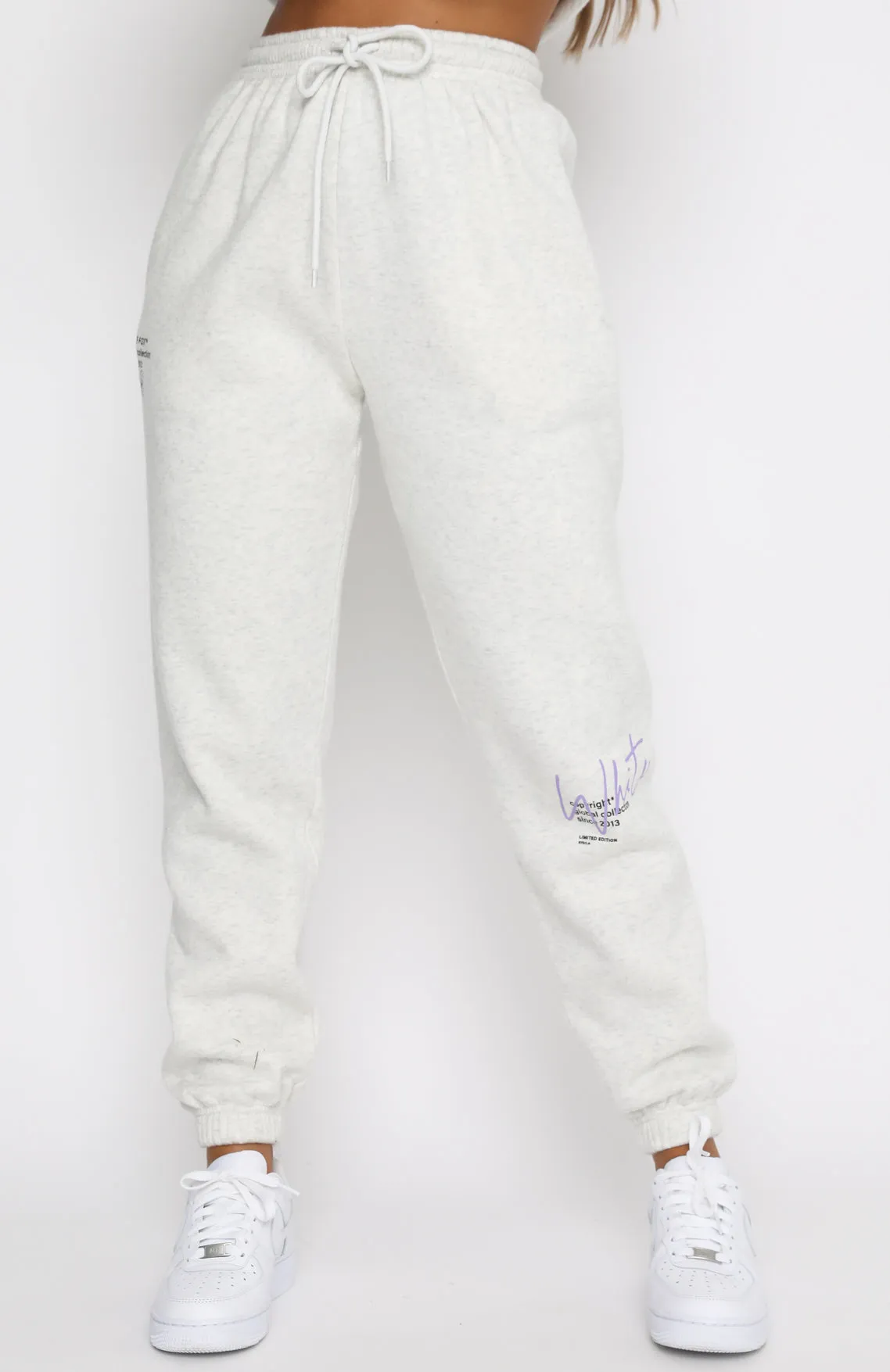 New Story Sweatpants Grey Marle sold by White Fox Boutique product image thumbnail 2
