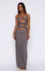 What Would You Do Maxi Dress Charcoal sold by White Fox Boutique