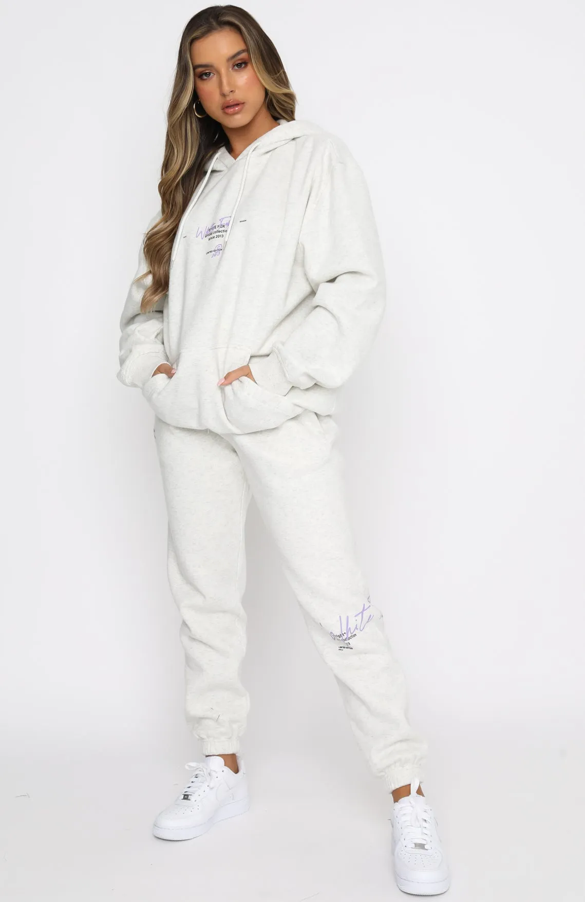 New Story Sweatpants Grey Marle sold by White Fox Boutique product image thumbnail 5