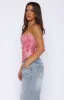 Let It Go Strapless Bustier Fuchsia Orchid sold by White Fox Boutique