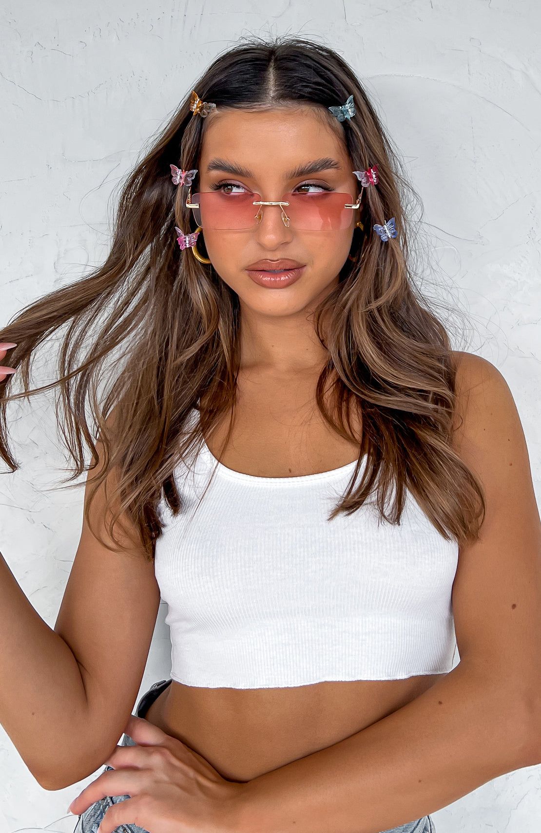 Butterfly Hair Clips 12 Pack Multi sold by White Fox Boutique product image thumbnail 5