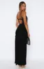 Heartbeat Tonight Maxi Dress Black sold by White Fox Boutique