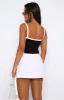 West Coast Love Mini Skort White sold by White Fox Boutique