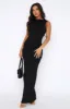 Don't Want To Be Apart Maxi Dress Black sold by White Fox Boutique