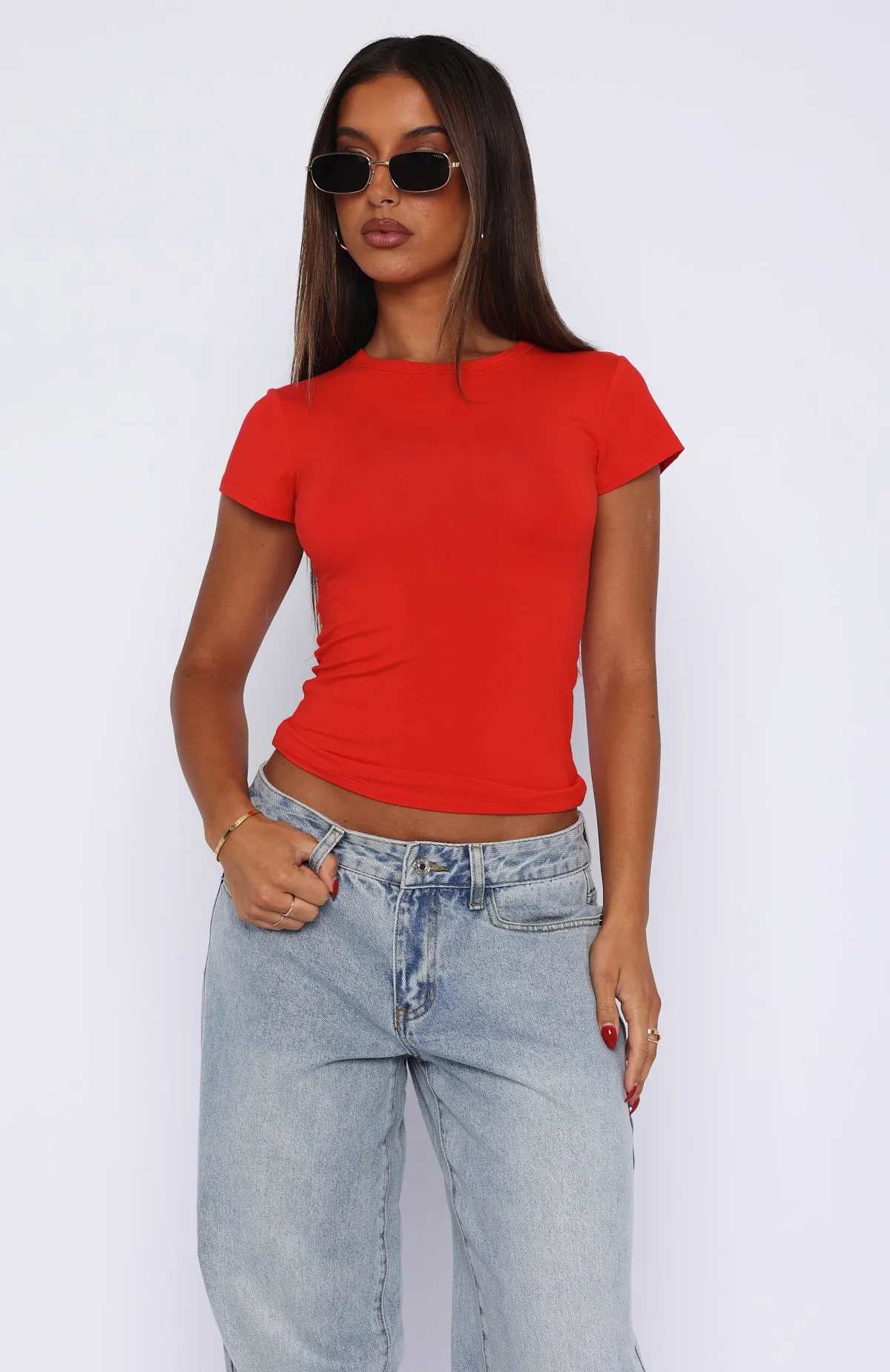 Too Blessed Tee Red sold by White Fox Boutique product image thumbnail 2