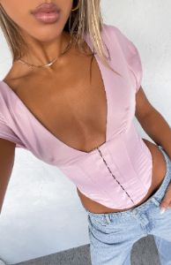 No Love Lost Bustier Blush sold by White Fox Boutique