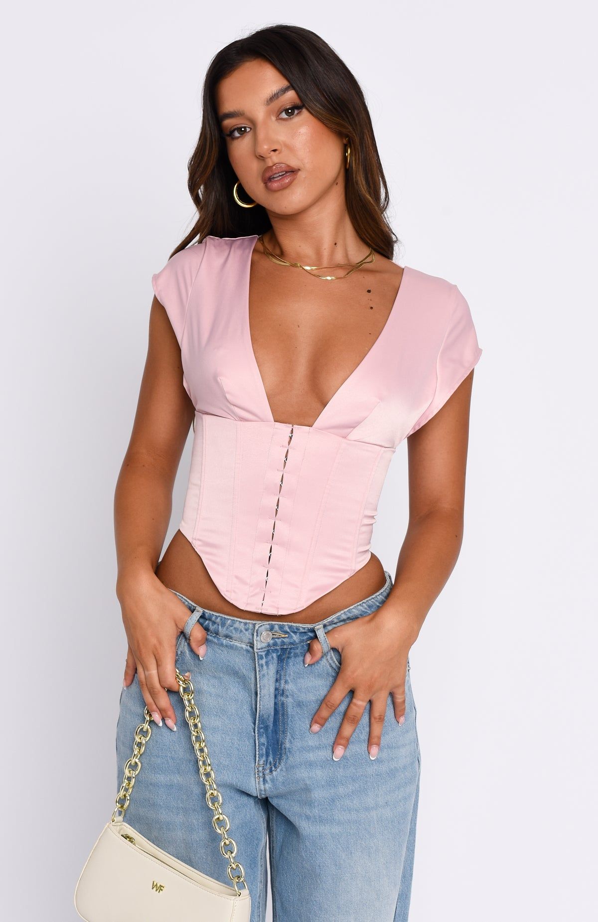 No Love Lost Bustier Blush sold by White Fox Boutique product image thumbnail 2