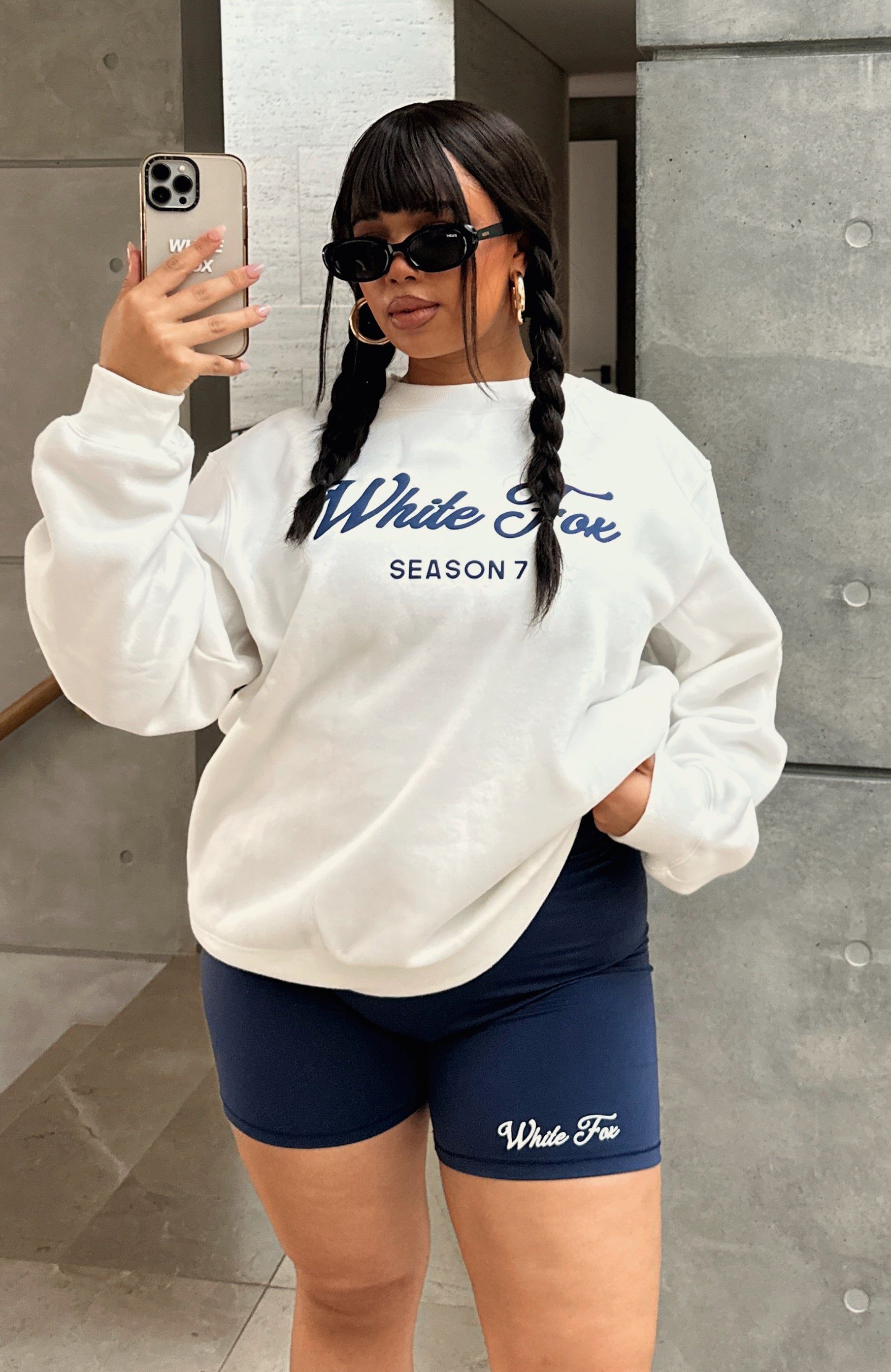 Season 7 Oversized Sweater Snow sold by White Fox Boutique product image thumbnail 5