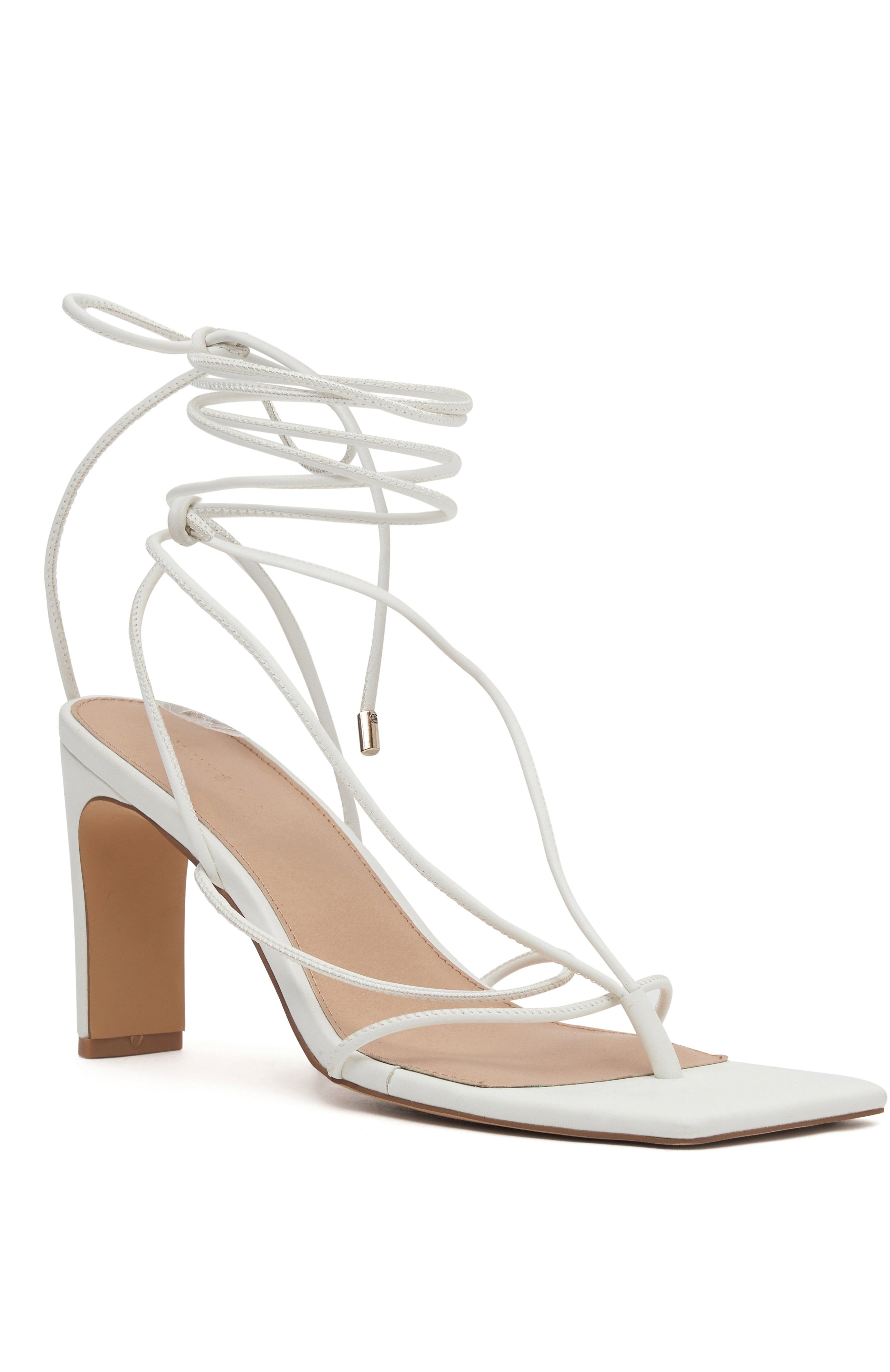 Vienna Heels White PU sold by White Fox Boutique product image thumbnail 2