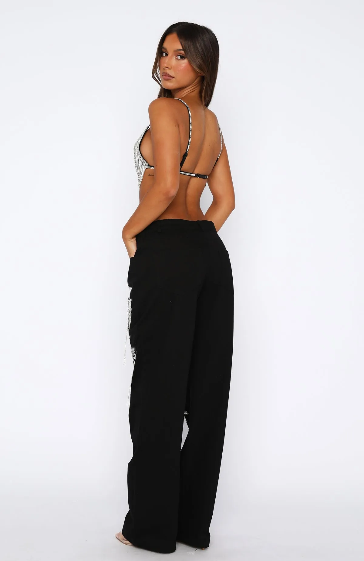 Break The Chain Pants Black sold by White Fox Boutique product image thumbnail 4