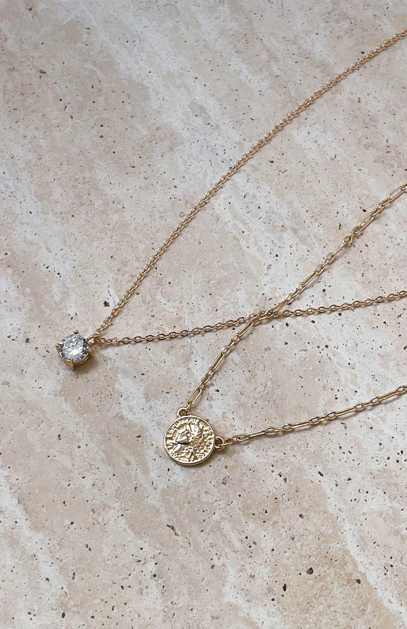 Nicole Necklace Gold sold by White Fox Boutique product image thumbnail 4