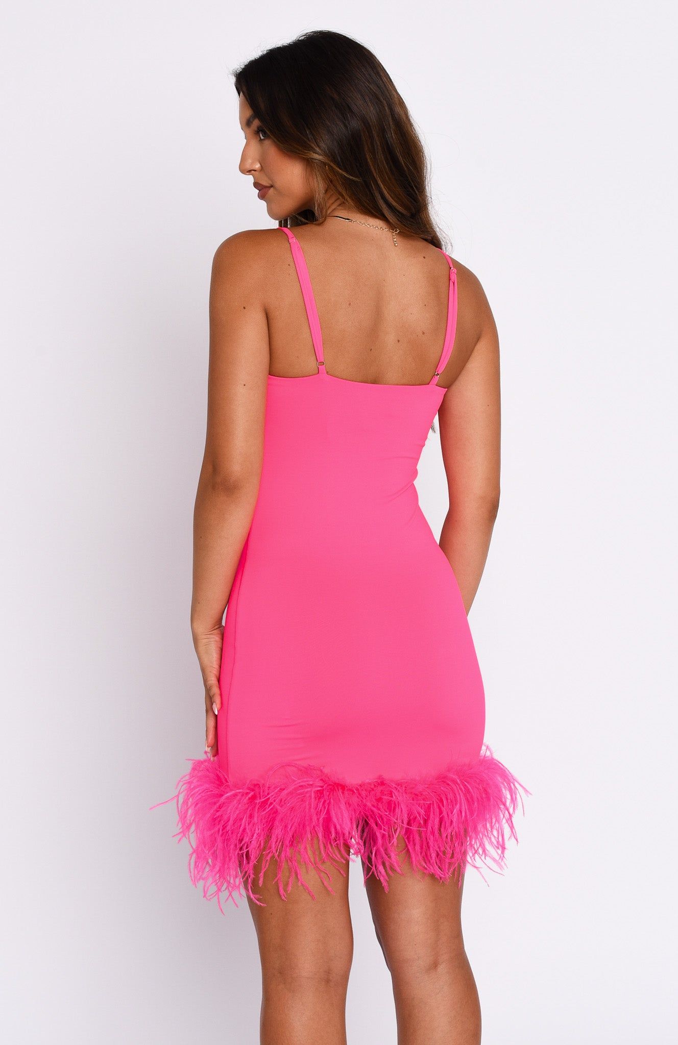 In A Trance Mini Dress Pink sold by White Fox Boutique product image thumbnail 4