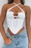 Love To Love Mesh Bustier White sold by White Fox Boutique