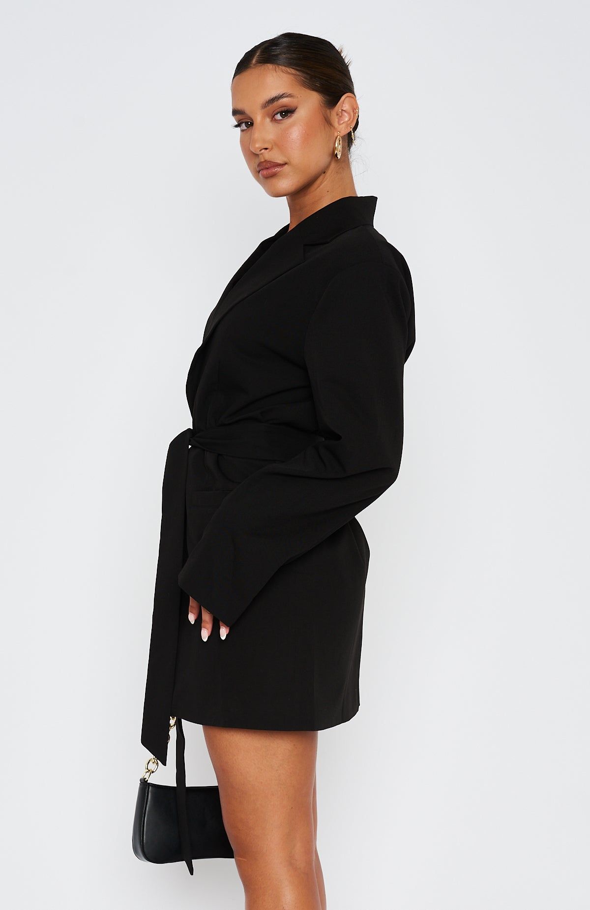 Confident Blazer Black sold by White Fox Boutique product image thumbnail 3