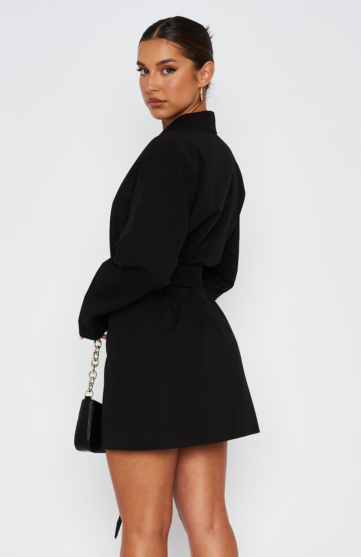 Confident Blazer Black sold by White Fox Boutique product image thumbnail 4