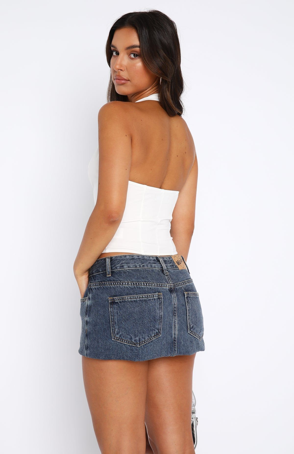 Real Side Top White sold by White Fox Boutique product image thumbnail 4